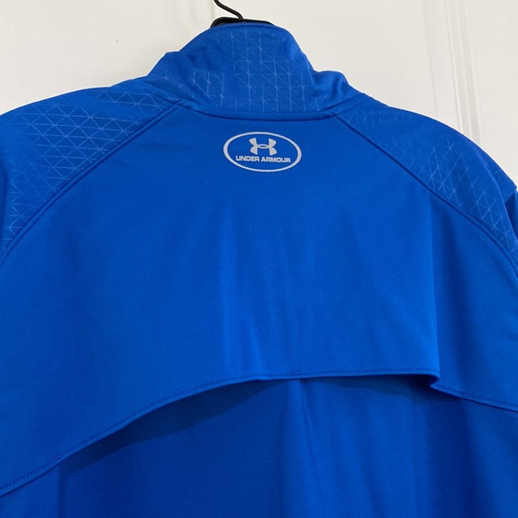NWT - Mens Large - Under Armour Cold Gear Infrared Running Jacket - Royal Blue - Picture 6 of 11